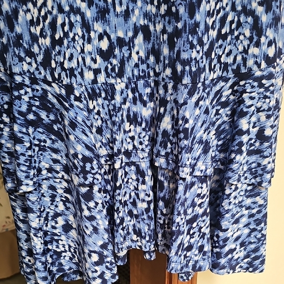 Michael Kors Blue and White  Dress - Picture 7 of 9